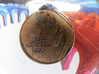 2006 Torino Italy Winter Olympics Participation Medal From Athlete