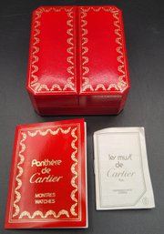 Panthere De Cartier 527 Watch Box & Instructions ONLY