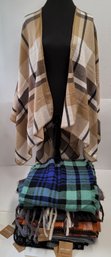 (11) BRAND NEW Just Cozy Poncho Scarf Lot