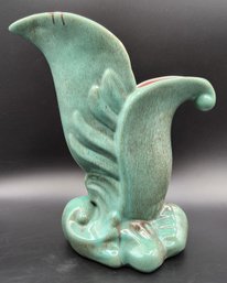 Vintage Gonder Pottery #513 Aqua-Blue/Green 11 Inch  Vase