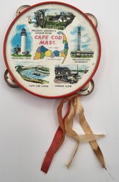 Vintage Cape Cod Mass Tambourine Souvenir Toy
