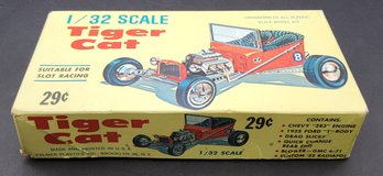 Vintage Palmer Plastics 1/32 Scale Tiger Cat Dragster Model Kit