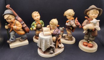 (5) Vintage M.I. Hummel Goebel Figurine Lot #4