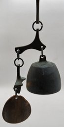 Vintage Richard Fisher Cast Bronze Wind Bell Chime