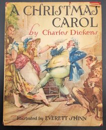 (1938) A Christmas Carol Book By Charles Dickens Illustrated By Everett Shinn