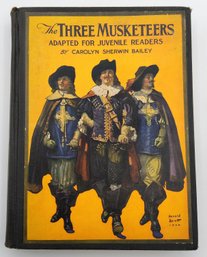 (1920) The Three Musketeers Book By Alexander Dumas, Illustrated By Harold Brett