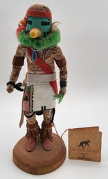 Walter Poleyma Jr. Native American Badger Clan Honani Hopi Deer Kachina Doll