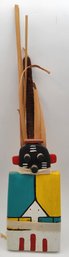 Native American Hopi Putsqatihu Flat Or Cradle Kachina Doll