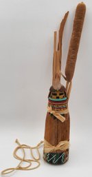 Native American Hopi Wall-Hanging Kachina Spirit Figure