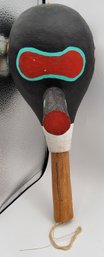 Native American Hopi Kachina Spirit Figure Ceremonial Gourd Dance Rattle
