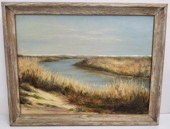 Cape Cod Marsh Oil Painting By Cape Cod Artist Stella Moreno