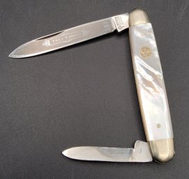 Vintage Boker Tree Brand 2-Blade Pearl 227 Pen Knife
