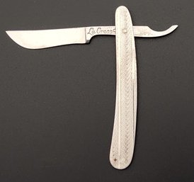 Vintage Schnefel Bros. La Cross Folding Corn Razor Chiropody Knife