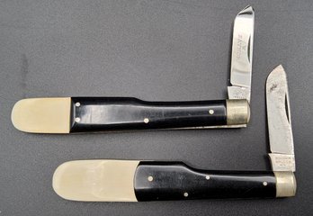 (2) Vintage W. Saynor And Schrade Budding & Grafting Pocket Knife Lot