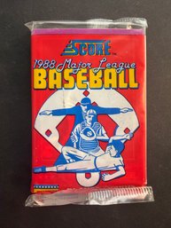 1988 Score Sealed Unopened Baseball Card Pack - MINT