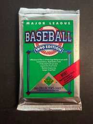 1990 Upper Deck Baseball Sealed Unopened Pack