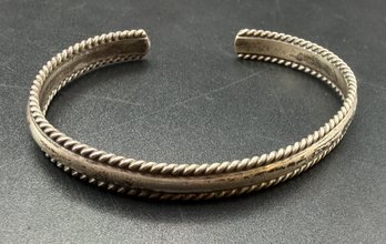 Sterling Silver .925 Vintage Cuff Bracelet - .44 TOZ