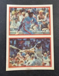 1987 Sportsflics George Brett Wade Boggs Tony Gwynn Ryne Sandberg Baseball Card - MINT