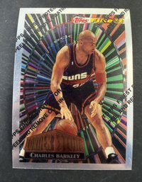 1994-95 Finest #CS8 Charles Barkley Cornerstone Basketball Insert Card - MINT