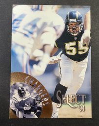 1994 Select Junior Seau Football Card - Mint