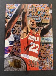 1995 Fleer Metal Clyde Drexler Basketball Card - Mint