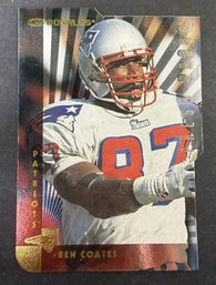 1997 Donruss Press Proof Insert Ben Coates Football Card - Mint