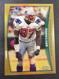 1998 Topps Chrome Ben Coates Football Card - Mint - Refractor Version