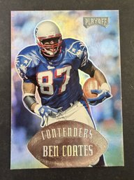 1997 Playoff Contenders Ben Coates Football Card - Mint