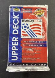 1994 Upper Deck World Cup Soccer Unopened Sealed Pack - Possible Micheal Jordan Mia Hamm Card