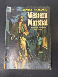 1954 Four Color Ernest Haycox Western Marshall #534 Comic Book - G/VG