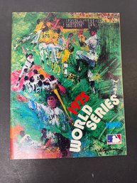 1975 Reds Vs Red Sox World Series Baseball Program