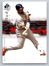 2008 SP AUTHENTIC Albert Pujols Baseball Card - Mint