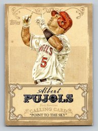 2013 Topps Calling Cards #CC-15 Albert Pujols Angels Baseball Card - MINT