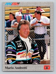 1991 AW Sports Mario Andretti Indy 500 Driver Racing Card - Mint