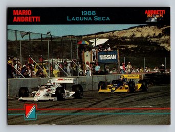 1988 Laguna Seca Mario Andretti Racing Card - Mint