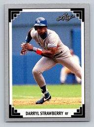 1991 LEAF Darryl Strawberry Baseball Card - Mint