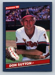 1986 DONRUSS Don Sutton Baseball Card - Mint