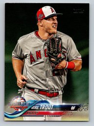 2018 TOPPS Mike Trout Baseball Card - Mint