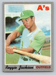 1970 TOPPS Reggie Jackson Baseball Card - EX