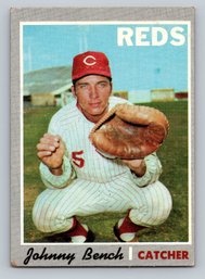 1970 TOPPS  Johnny Bench Baseball Card - EX