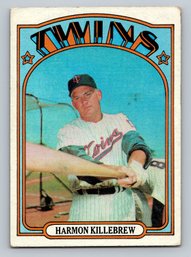 1972 TOPPS Harmon Killebrew Baseball Card - VG/EX