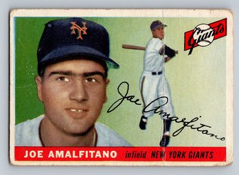 1955 Topps Joe Amalfitano Baseball Card - Good