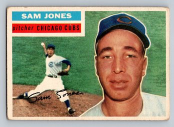 1956 Topps Sam Jones Baseball Card - VG