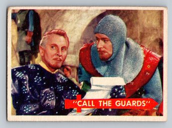 1957 Topps Robin Hood Call The Guards Card - VG-EX