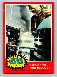 1977 Topps Star Wars Droids To The Rescue Card - EX-MT