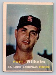1957 Topps Hoyt Wilhelm Baseball Card - G-VG