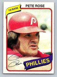 1980 Topps Pete Rose Baseball Card - EX-MT