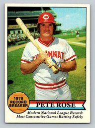 1979 Topps Pete Rose Record Breaker Baseball Card - EX-MT