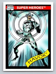 1990 Impel Marvel Universe Havok Card - MINT
