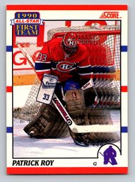 1990 Score Patrick Roy Hockey Card - MINT
